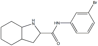 N-(3-bromophenyl)octahydro-1H-indole-2-carboxamide Structure