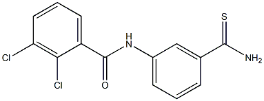 N-(3-carbamothioylphenyl)-2,3-dichlorobenzamide Struktur