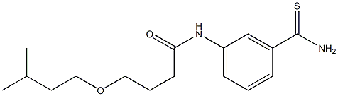 N-(3-carbamothioylphenyl)-4-(3-methylbutoxy)butanamide