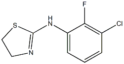 N-(3-chloro-2-fluorophenyl)-4,5-dihydro-1,3-thiazol-2-amine Structure