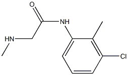 N-(3-chloro-2-methylphenyl)-2-(methylamino)acetamide Structure