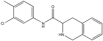  N-(3-chloro-4-methylphenyl)-1,2,3,4-tetrahydroisoquinoline-3-carboxamide