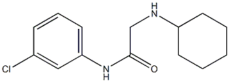 N-(3-chlorophenyl)-2-(cyclohexylamino)acetamide