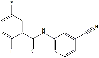 N-(3-cyanophenyl)-2,5-difluorobenzamide Structure