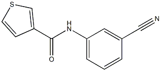 N-(3-cyanophenyl)thiophene-3-carboxamide|