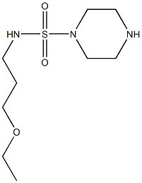 N-(3-ethoxypropyl)piperazine-1-sulfonamide