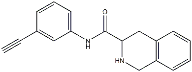 N-(3-ethynylphenyl)-1,2,3,4-tetrahydroisoquinoline-3-carboxamide Structure