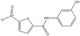 N-(3-hydroxyphenyl)-5-nitrofuran-2-carboxamide Structure