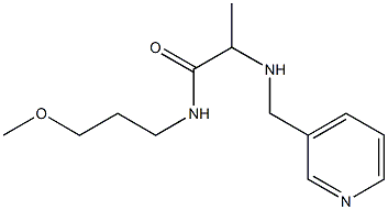  N-(3-methoxypropyl)-2-[(pyridin-3-ylmethyl)amino]propanamide