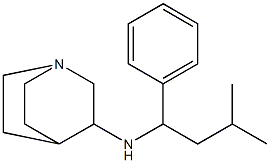 N-(3-methyl-1-phenylbutyl)-1-azabicyclo[2.2.2]octan-3-amine