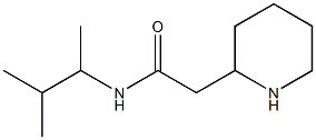 N-(3-methylbutan-2-yl)-2-(piperidin-2-yl)acetamide Structure