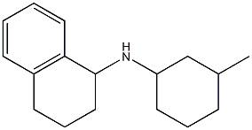 N-(3-methylcyclohexyl)-1,2,3,4-tetrahydronaphthalen-1-amine Structure