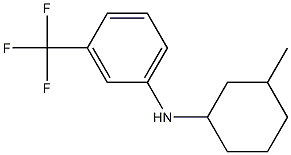 N-(3-methylcyclohexyl)-3-(trifluoromethyl)aniline Structure