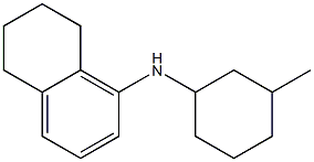 N-(3-methylcyclohexyl)-5,6,7,8-tetrahydronaphthalen-1-amine,,结构式