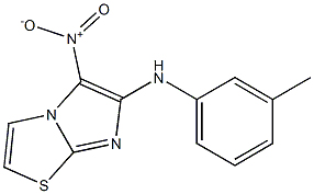 N-(3-methylphenyl)-5-nitroimidazo[2,1-b][1,3]thiazol-6-amine Structure