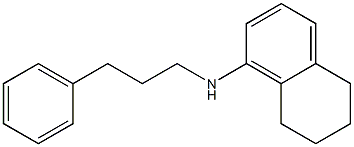 N-(3-phenylpropyl)-5,6,7,8-tetrahydronaphthalen-1-amine Structure