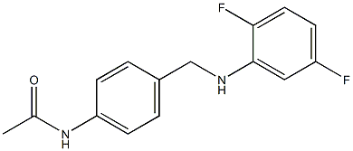 N-(4-{[(2,5-difluorophenyl)amino]methyl}phenyl)acetamide