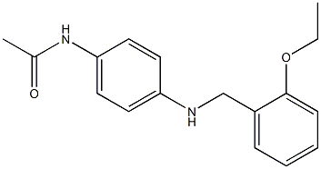 N-(4-{[(2-ethoxyphenyl)methyl]amino}phenyl)acetamide Structure