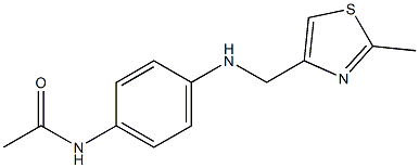 N-(4-{[(2-methyl-1,3-thiazol-4-yl)methyl]amino}phenyl)acetamide