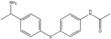 N-(4-{[4-(1-aminoethyl)phenyl]sulfanyl}phenyl)acetamide|