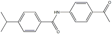 N-(4-acetylphenyl)-4-(propan-2-yl)benzamide Structure