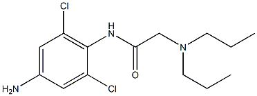 N-(4-amino-2,6-dichlorophenyl)-2-(dipropylamino)acetamide