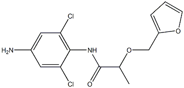 N-(4-amino-2,6-dichlorophenyl)-2-(furan-2-ylmethoxy)propanamide