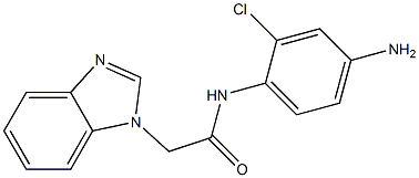 N-(4-amino-2-chlorophenyl)-2-(1H-1,3-benzodiazol-1-yl)acetamide|