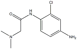 N-(4-amino-2-chlorophenyl)-2-(dimethylamino)acetamide 结构式