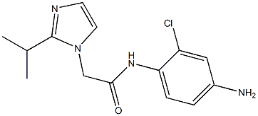  N-(4-amino-2-chlorophenyl)-2-[2-(propan-2-yl)-1H-imidazol-1-yl]acetamide