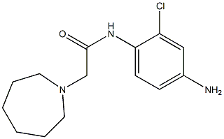 N-(4-amino-2-chlorophenyl)-2-azepan-1-ylacetamide,,结构式