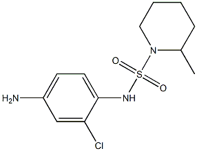 N-(4-amino-2-chlorophenyl)-2-methylpiperidine-1-sulfonamide Struktur