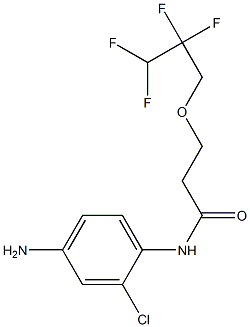 N-(4-amino-2-chlorophenyl)-3-(2,2,3,3-tetrafluoropropoxy)propanamide