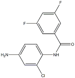 N-(4-amino-2-chlorophenyl)-3,5-difluorobenzamide Struktur