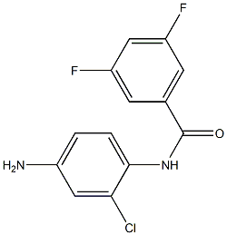 N-(4-amino-2-chlorophenyl)-3,5-difluorobenzamide,,结构式