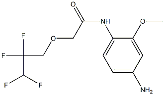 N-(4-amino-2-methoxyphenyl)-2-(2,2,3,3-tetrafluoropropoxy)acetamide Structure