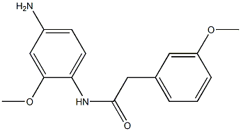 N-(4-amino-2-methoxyphenyl)-2-(3-methoxyphenyl)acetamide|