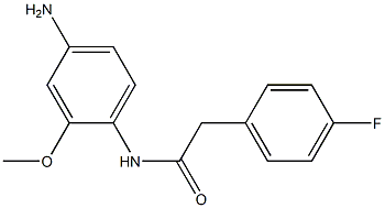 N-(4-amino-2-methoxyphenyl)-2-(4-fluorophenyl)acetamide Structure