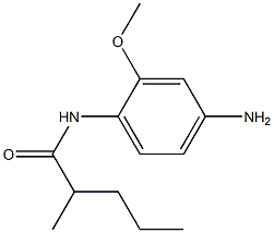 N-(4-amino-2-methoxyphenyl)-2-methylpentanamide Struktur