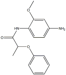 N-(4-amino-2-methoxyphenyl)-2-phenoxypropanamide Struktur