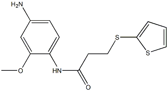  N-(4-amino-2-methoxyphenyl)-3-(thiophen-2-ylsulfanyl)propanamide