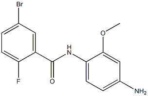 N-(4-amino-2-methoxyphenyl)-5-bromo-2-fluorobenzamide Structure