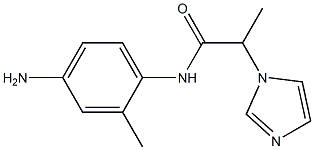 N-(4-amino-2-methylphenyl)-2-(1H-imidazol-1-yl)propanamide Structure