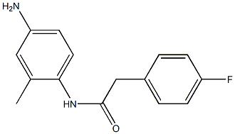 N-(4-amino-2-methylphenyl)-2-(4-fluorophenyl)acetamide Structure