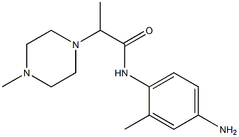 N-(4-amino-2-methylphenyl)-2-(4-methylpiperazin-1-yl)propanamide Structure