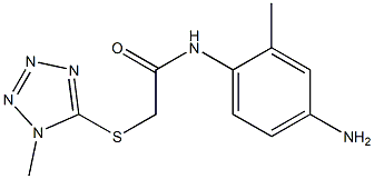 N-(4-amino-2-methylphenyl)-2-[(1-methyl-1H-1,2,3,4-tetrazol-5-yl)sulfanyl]acetamide