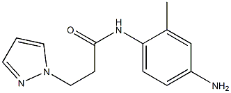 N-(4-amino-2-methylphenyl)-3-(1H-pyrazol-1-yl)propanamide Structure