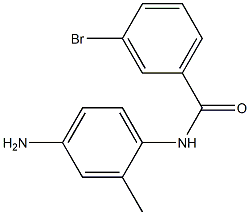 N-(4-amino-2-methylphenyl)-3-bromobenzamide Struktur