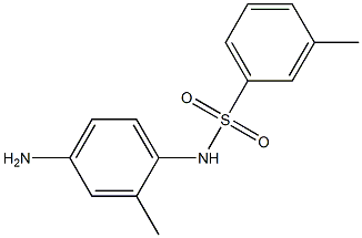 N-(4-amino-2-methylphenyl)-3-methylbenzenesulfonamide 结构式