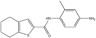 N-(4-amino-2-methylphenyl)-4,5,6,7-tetrahydro-1-benzothiophene-2-carboxamide Structure